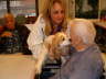 Parice and Lady Daisy at Garden Care Nursing Home